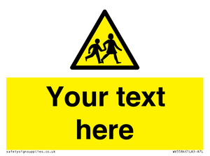 Custom Warning children Sign